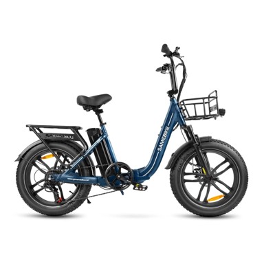 SAMEBIKE C05 Pro električni bicikl 20" 500W 13Ah, plavi